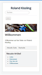 Mobile Screenshot of kissling.com